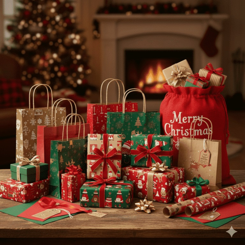 Cutii, Sacose, Pungi, Ambalaje Christmas